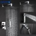 Смеситель Gappo G7107 с тропическим душем 300 мм