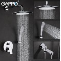 Смеситель Gappo G7148-8 с тропическим душем 230 мм