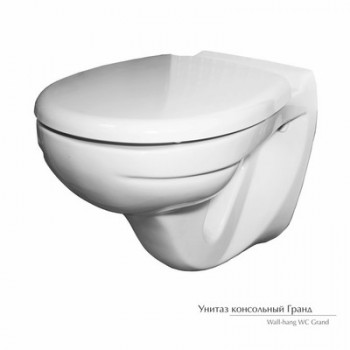 Унитаз подвесной Керамин Гранд R (безободковый)