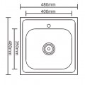 Мойка кухонная Ledeme L94848 Глянец